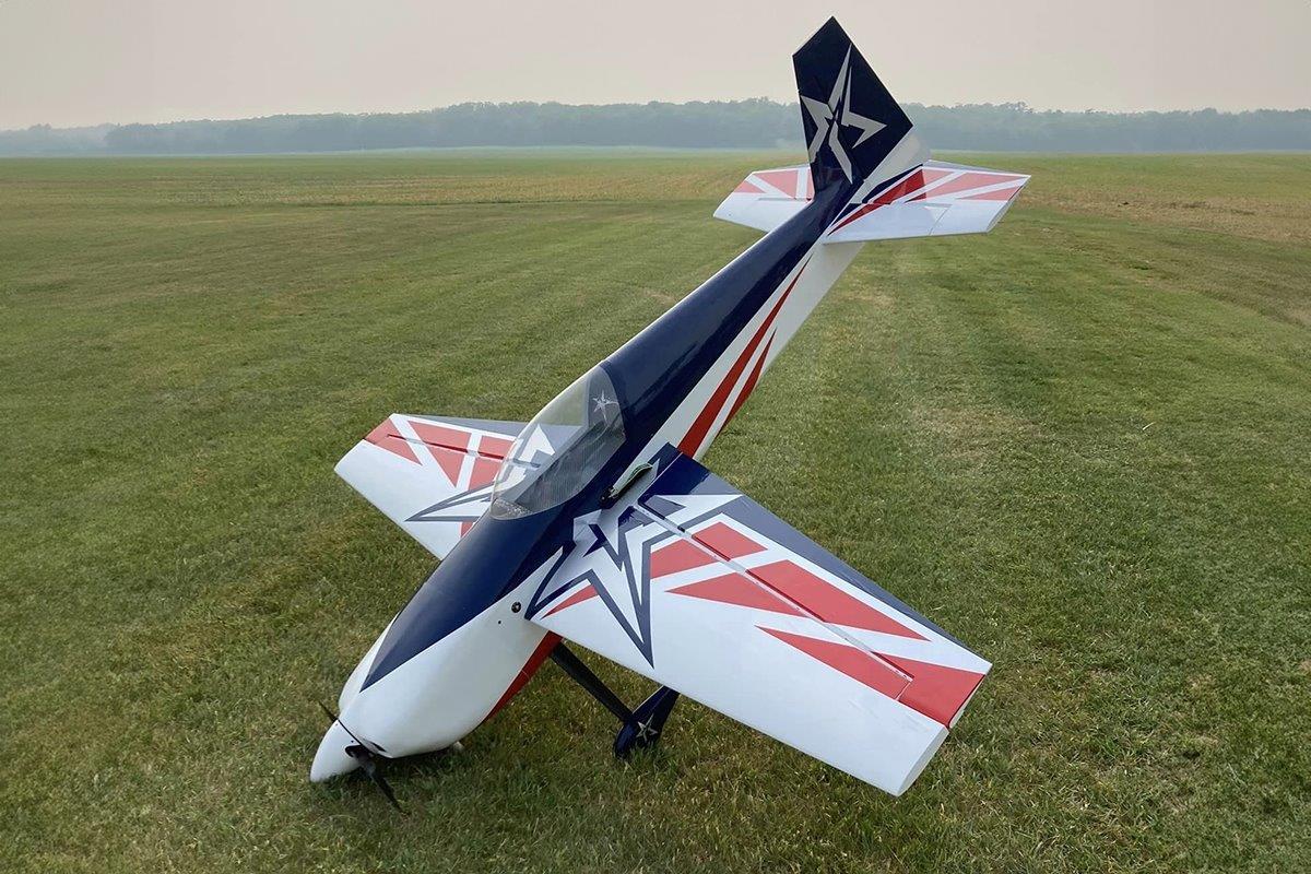 AJ Aircraft 51inch Slick 540 ARF - red/blue - 2