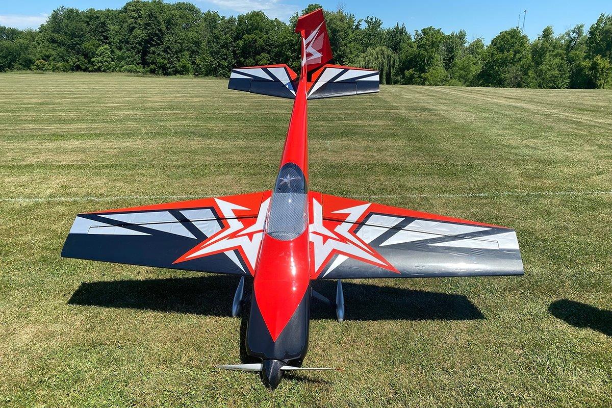 AJ Aircraft 74inch Slick 540 ARF - red