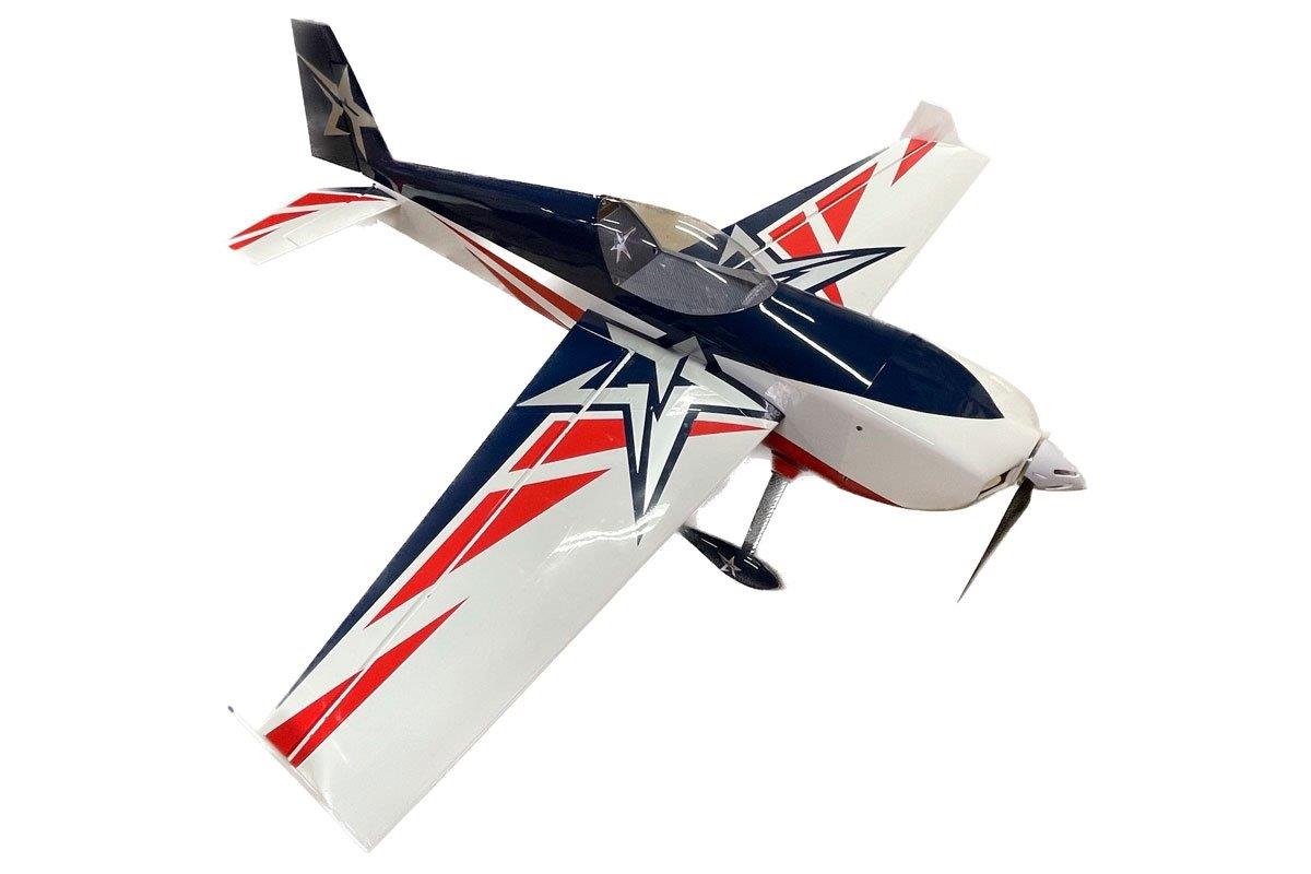 AJ Aircraft 74inch Slick 540 ARF - blue - 2