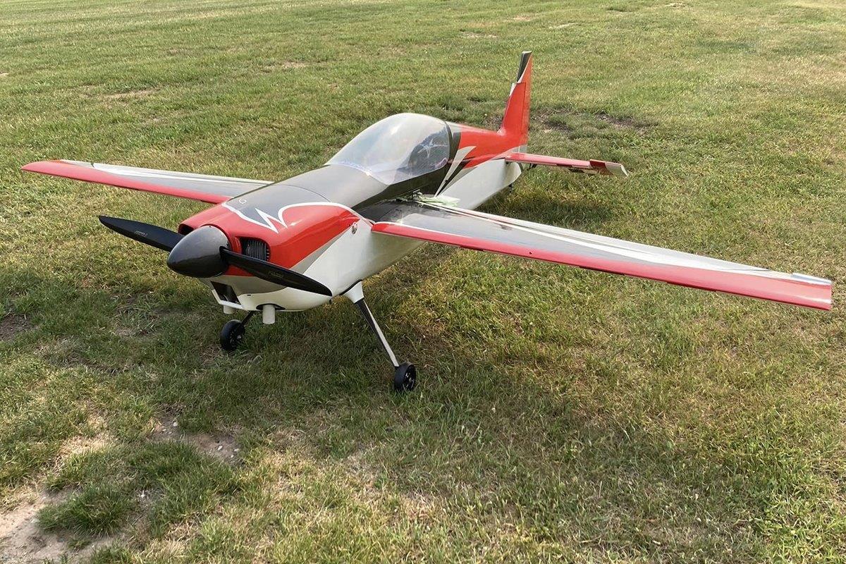 AJ Aircraft 106inch Raven DT ARF - red/black - 4