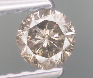 Extremt sällsynt 3.4 mm obehandlad champagne diamant - 2