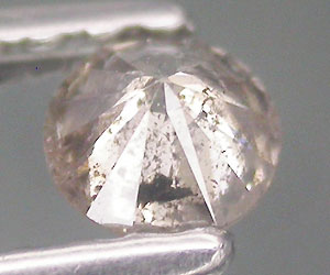 Extremt sällsynt 3.4 mm obehandlad champagne diamant - 3