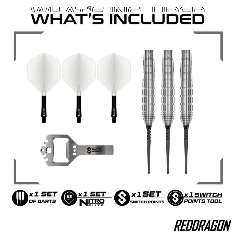 Red Dragon Luke Humphries TX1 Pioneer Switch Points 90% 22g - 2