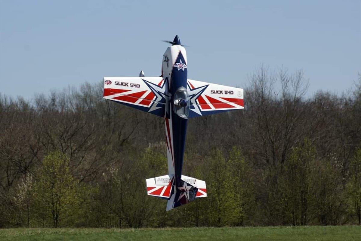 AJ Aircraft 103inch Slick 540 ARF - red/blue - 2