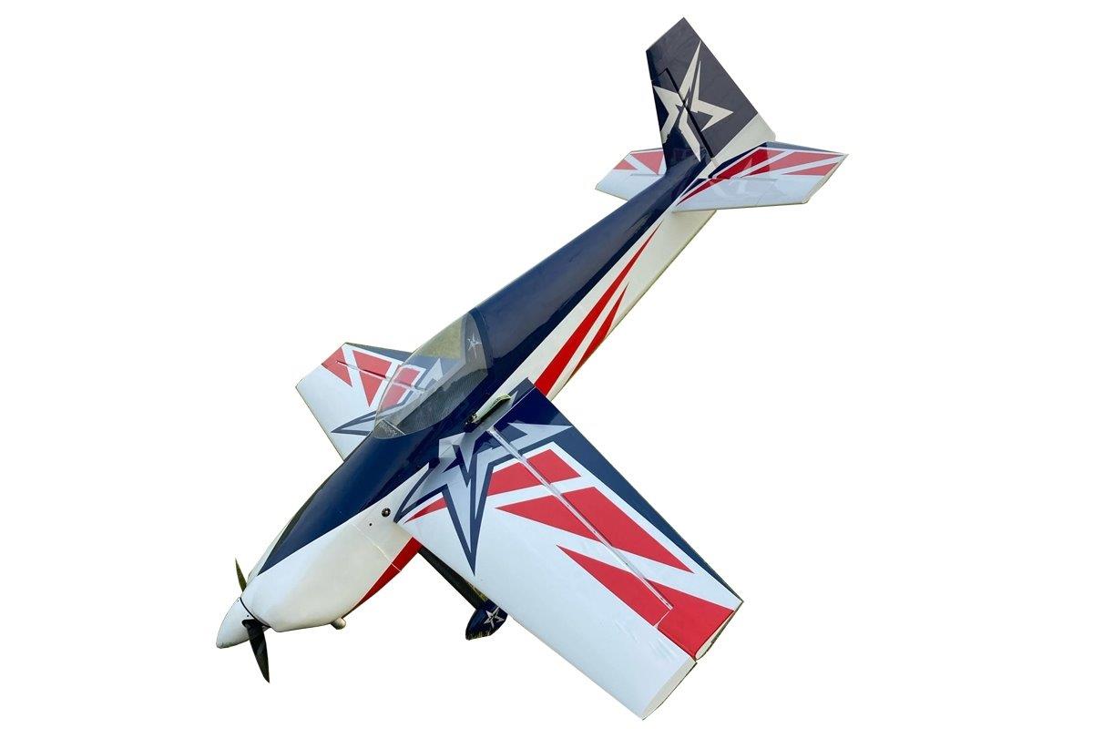 AJ Aircraft 103inch Slick 540 ARF - red/blue