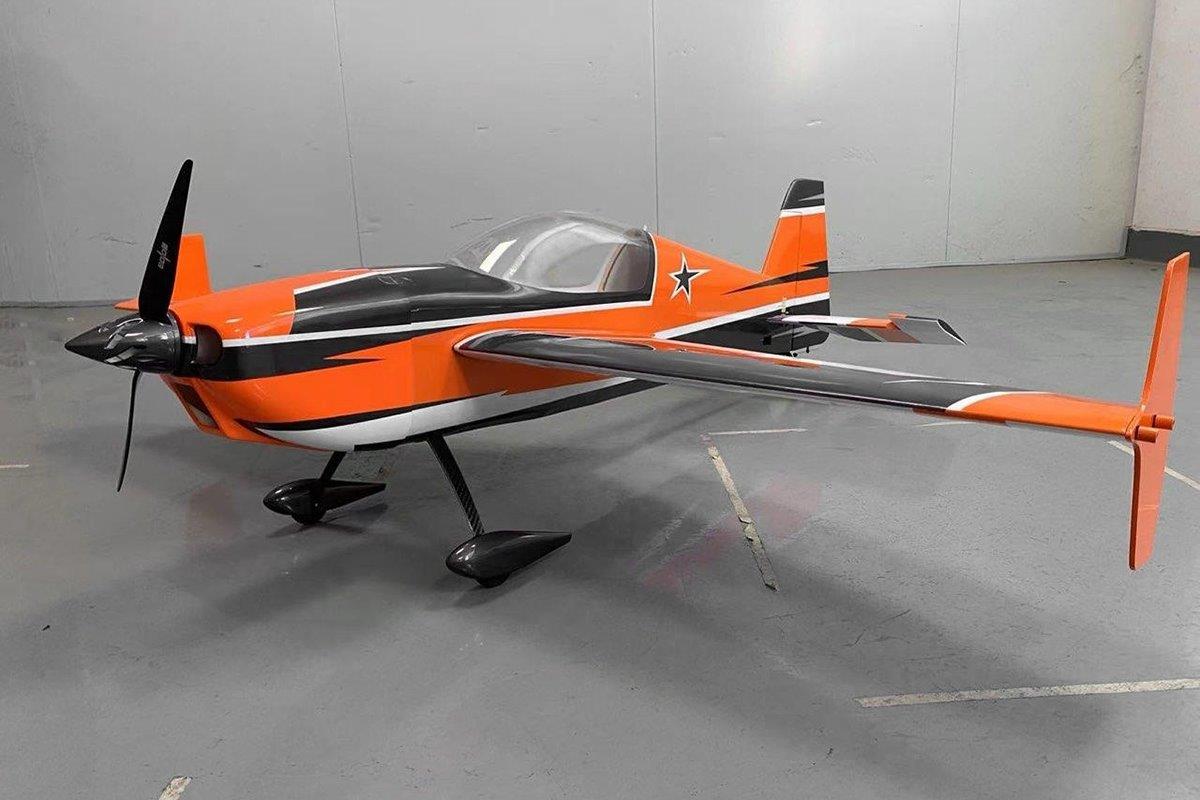 AJ Aircraft 61inch Raven DT ARF - orange/black