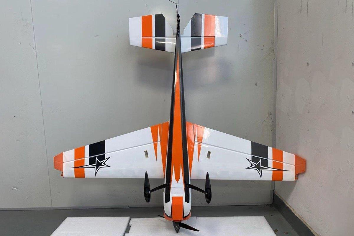 AJ Aircraft 61inch Raven DT ARF - orange/black - 4
