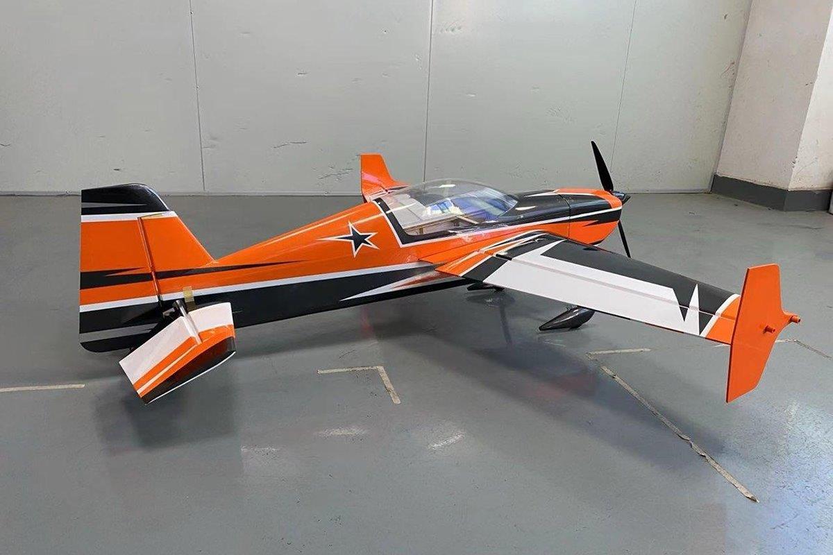 AJ Aircraft 61inch Raven SLE ARF - orange/black - 2