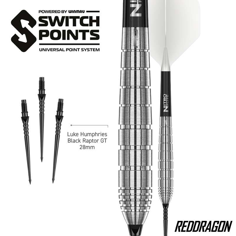 Red Dragon Luke Humphries TX1 Pioneer Switch Points 90% 24g