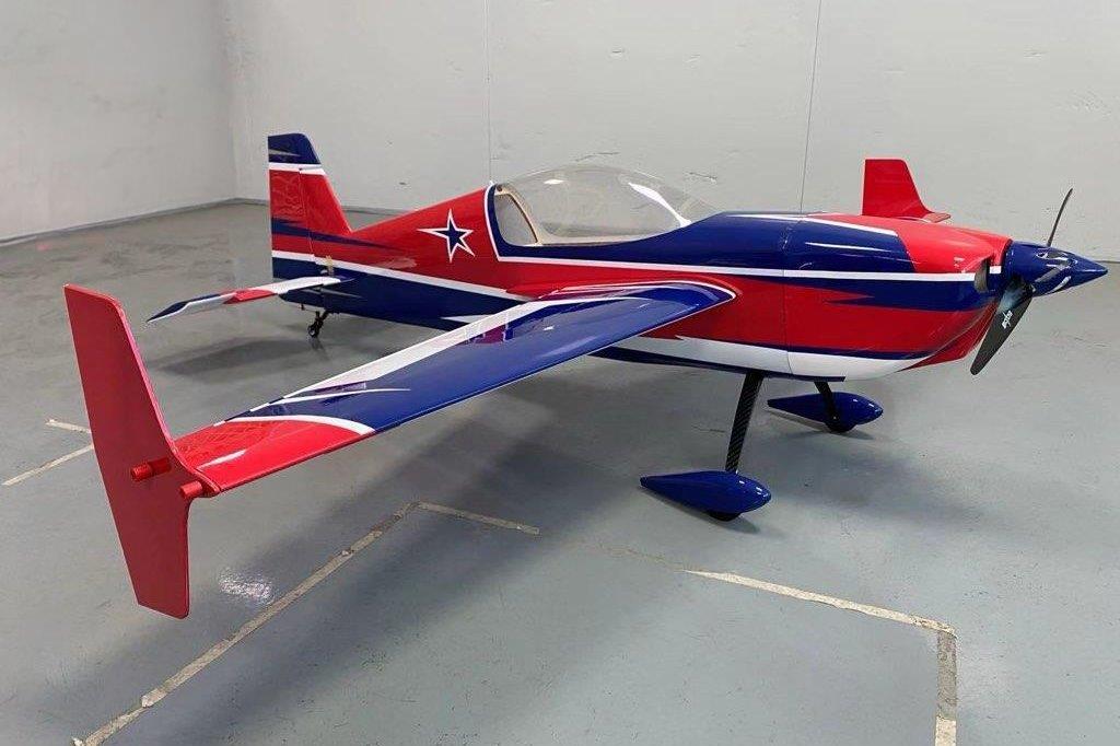 AJ Aircraft 61inch Raven SLE ARF - red/black