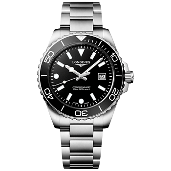 L3.769.4.56.6 Longines Hydroconquest Quartz 42 svart