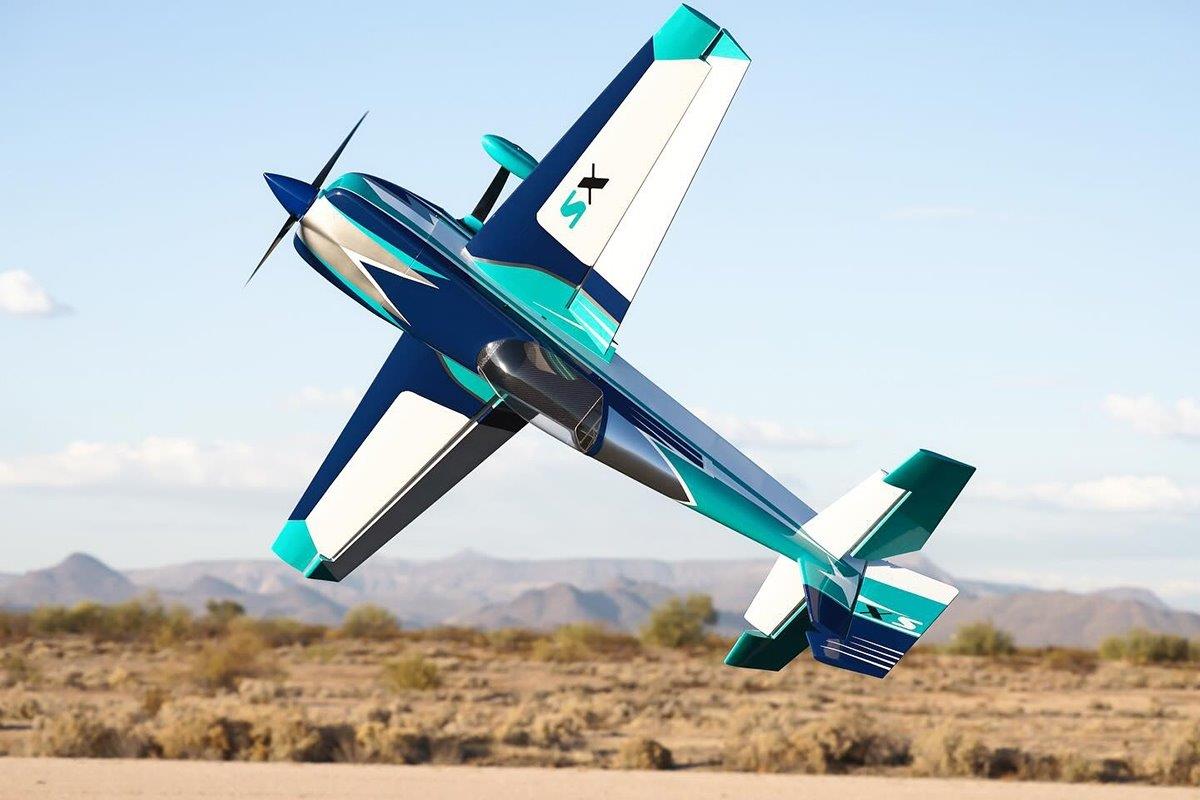AJ Aircraft 103inch Extra SX ARF - blue 2,61m