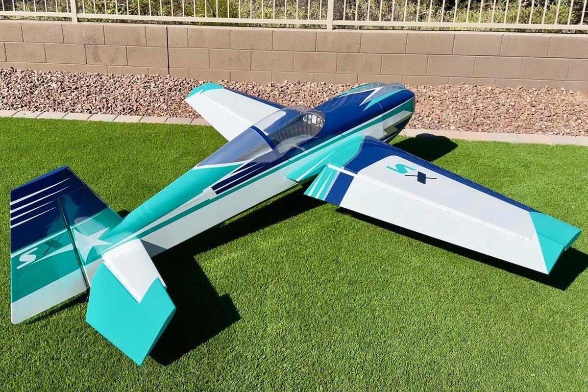 AJ Aircraft 103inch Extra SX ARF - blue 2,61m - 2