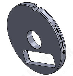 Kvarnskiva U200 hål 118x39 mm (B)