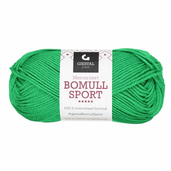 391 Skarpgrön, Bomull Sport