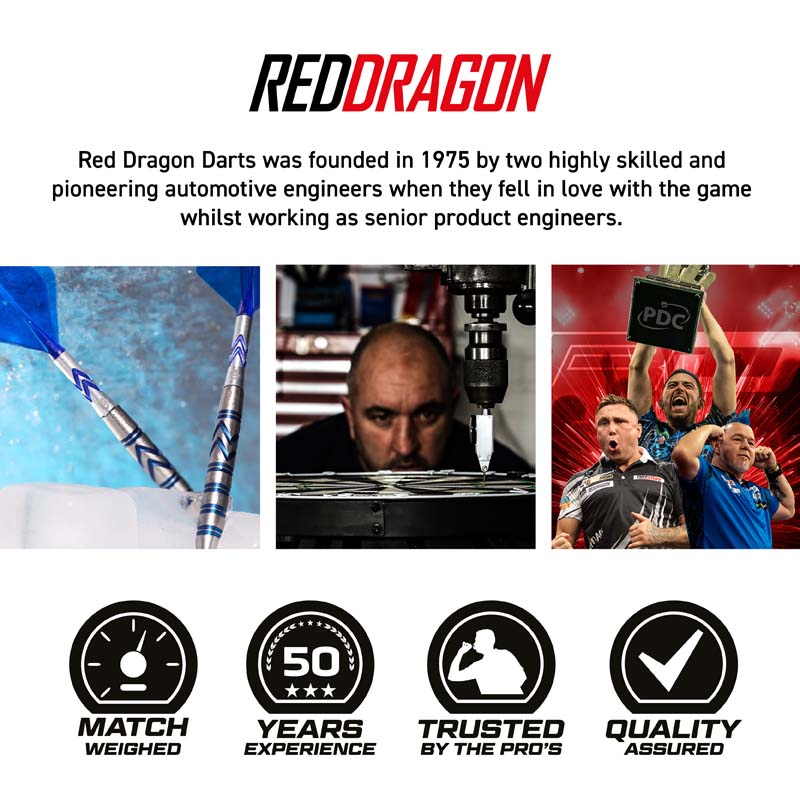 Red Dragon Gerwyn Price Gezzy Blue Switch Points 90% 26g - 8