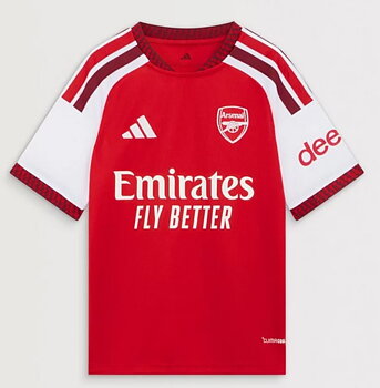 2026/2027 ARSENAL ADIDAS HEMMATRÖJA KORTÄRMAD - JUNIOR