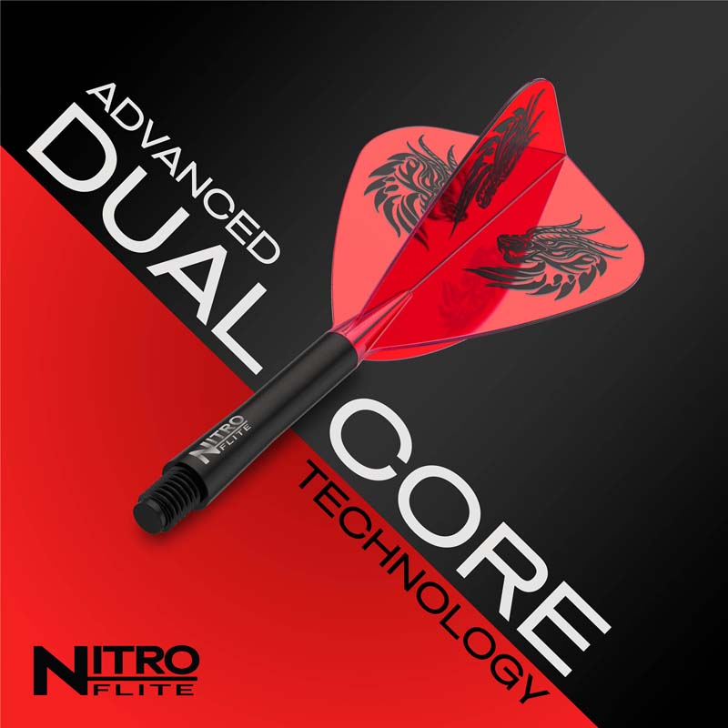 Red Dragon Jonny Clayton Nitro Flite Kite 19,5mm Korta - 6