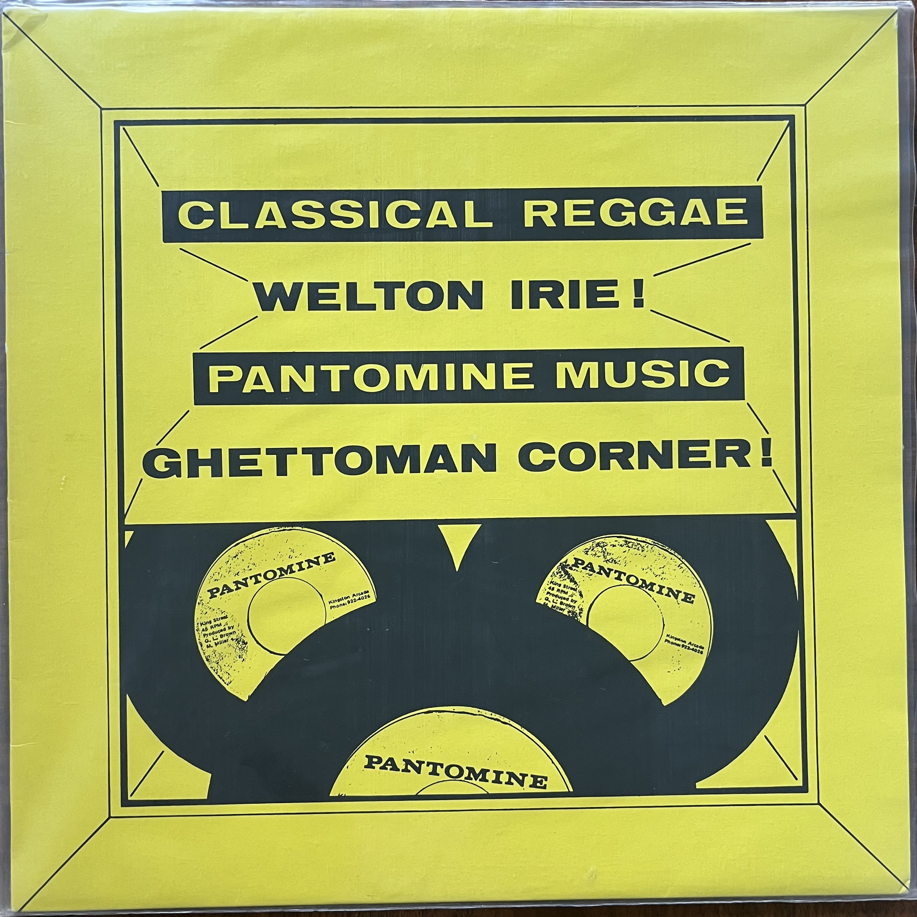 Welton Irie – Ghetto Man Corner