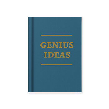 Genius Ideas A7 Fabric Hardback Notebook