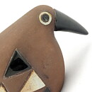 Inger Persson (Abrakadabra 1963) Brown Studio Bird with Modern Decor 11/7 cm (2)
