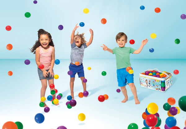 Small Fun Ballz, 100 pcs, 7 cm - 2