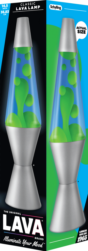 Lamp Classic 37cm Green/Blue