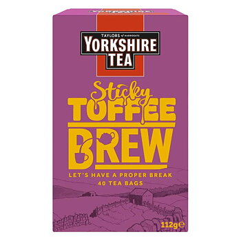 Taylor's Yorkshire Tea Sticky Toffee Pudding Brew, 40 bags, 112 g