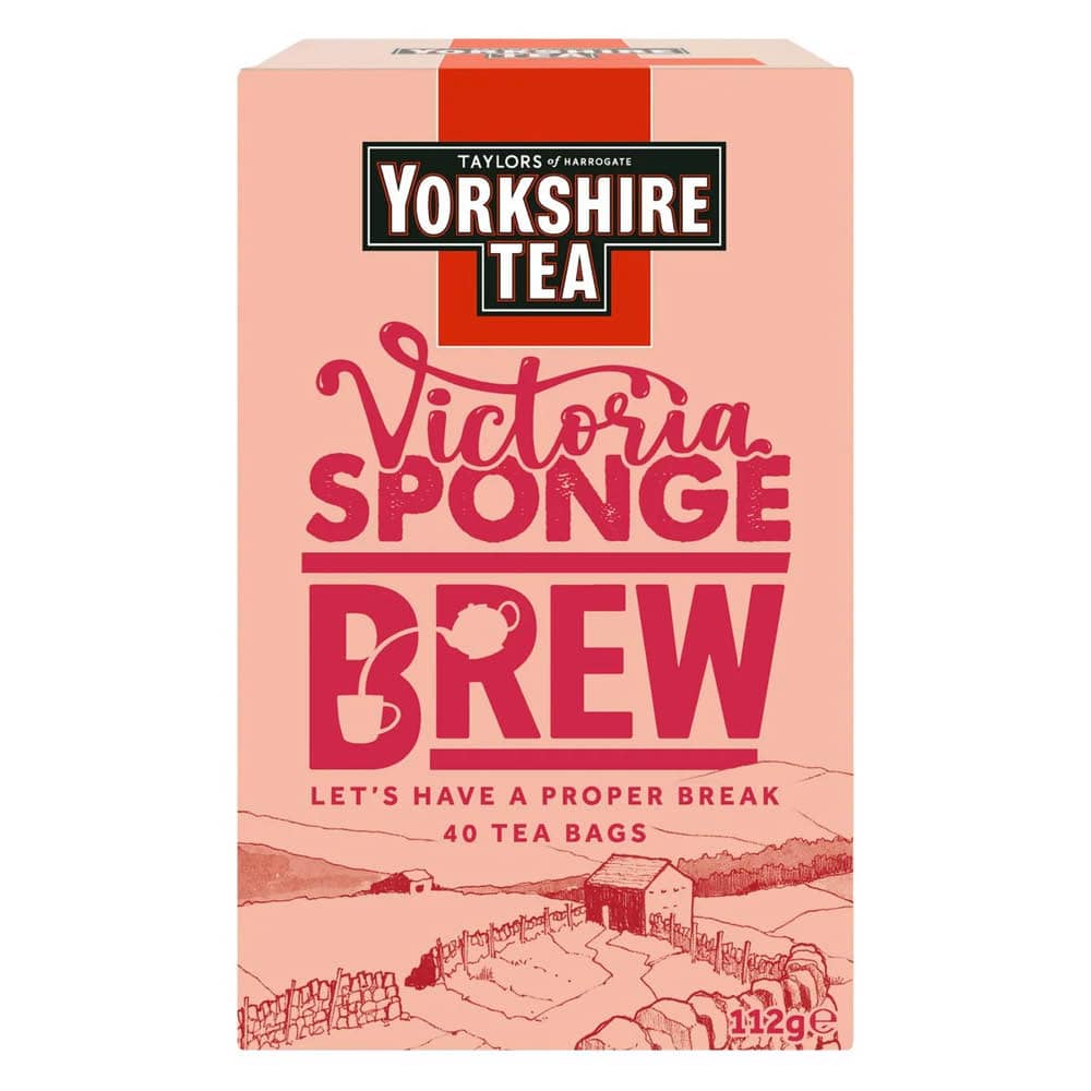 Taylor's Yorkshire Tea Victoria Sponge Brew, 40 bags, 112 g