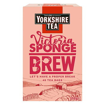 Taylor's Yorkshire Tea Victoria Sponge Brew, 40 bags, 112 g