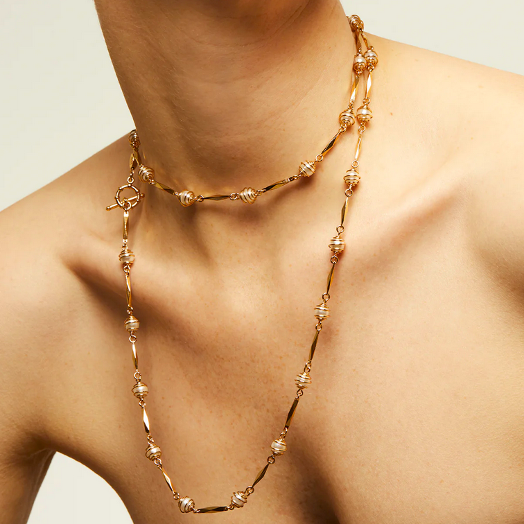 Perla Långt Halsband