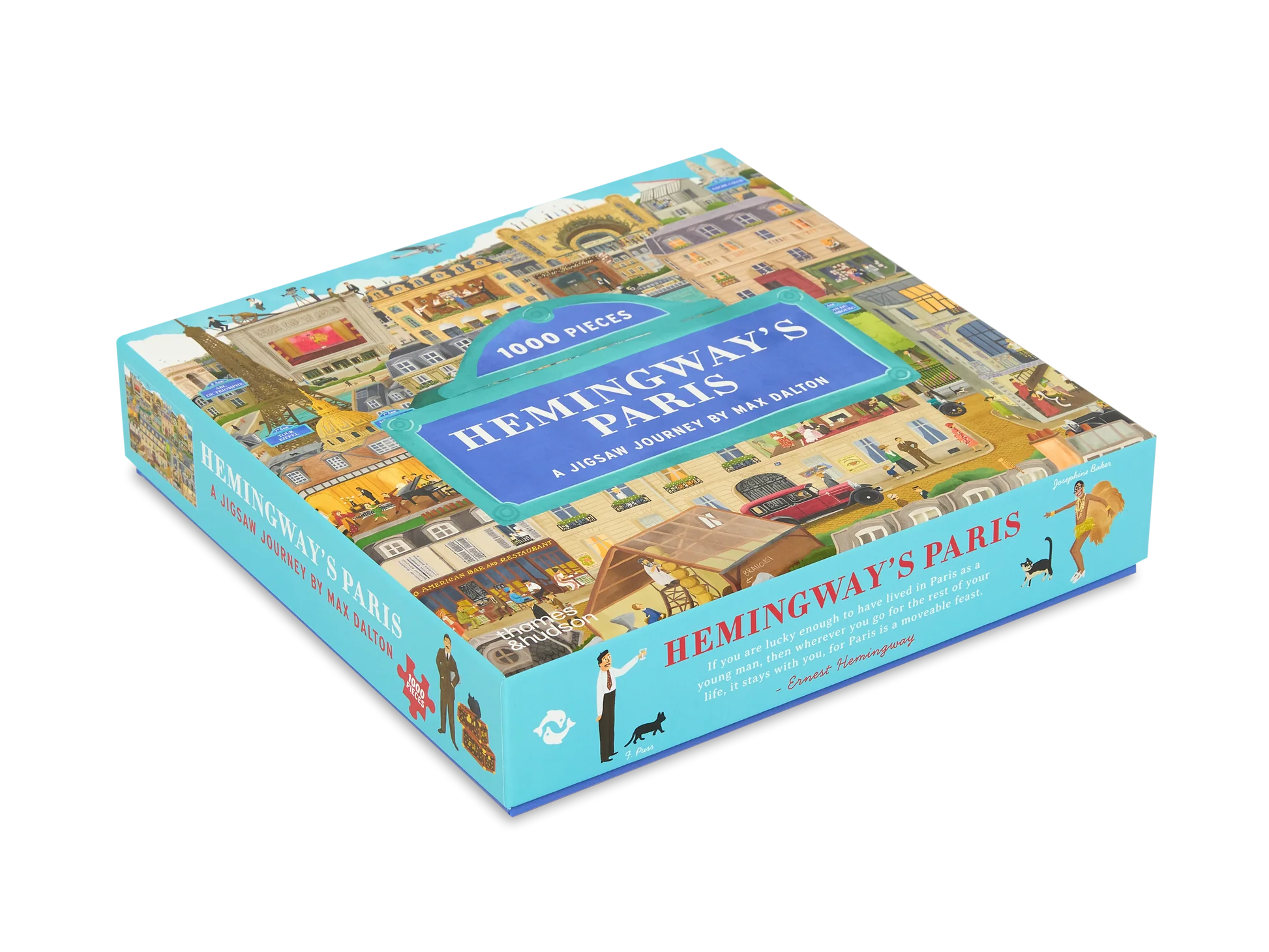 Hemingway's Paris A 1000 Piece Puzzle - 2