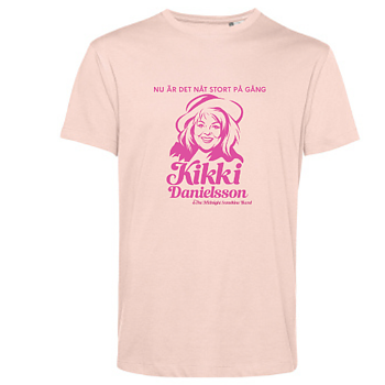 KIKKI DANIELSSON - T-SHIRT, NU ÄR DET NÅT STORT PÅ GÅNG (ROSA)