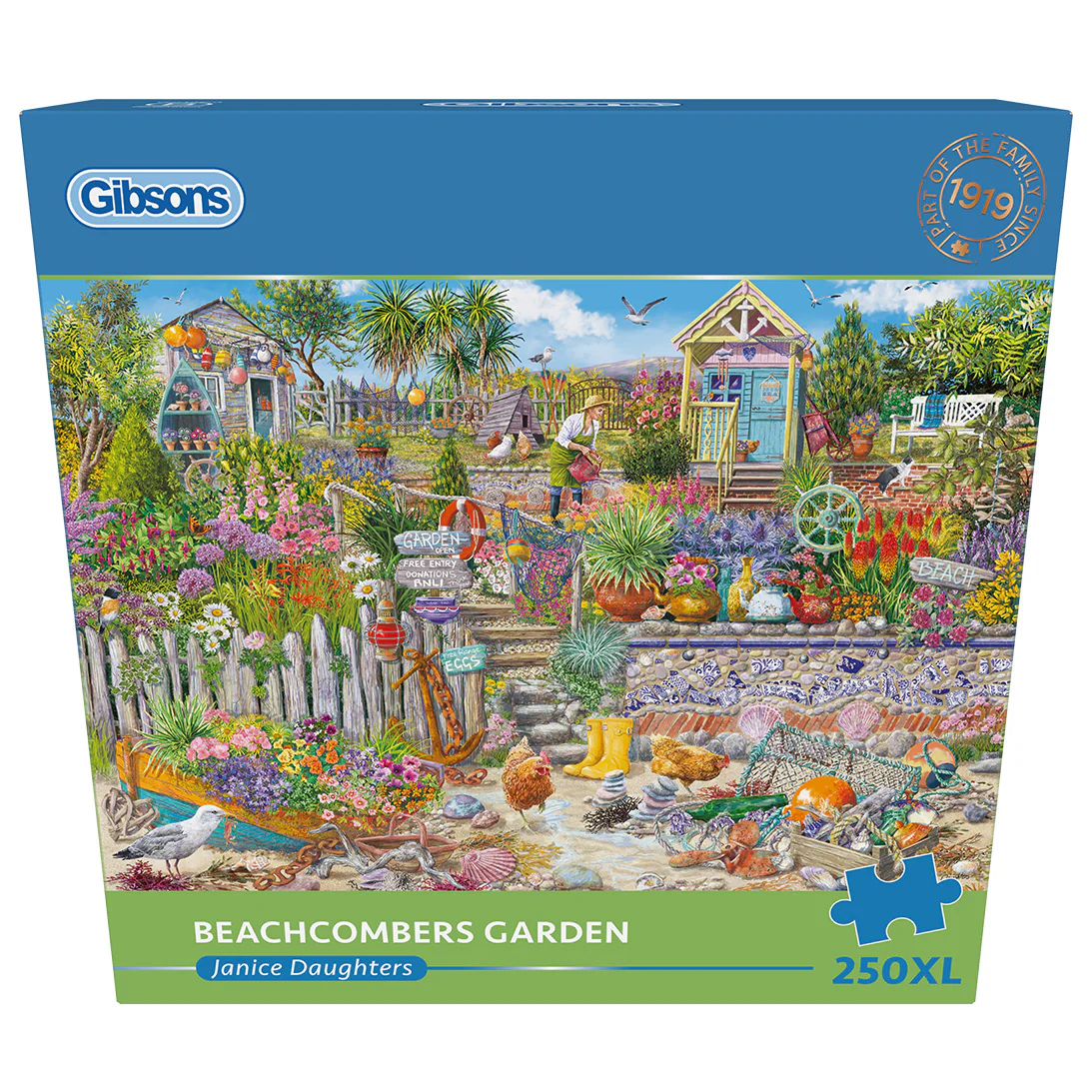 Beachcomber's Garden 250 Extra Large Piece Puzzle - 2