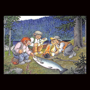STORLAXEN No: 179 - 60179- Trollkort Rolf Lidberg Vykort A6 - 913
