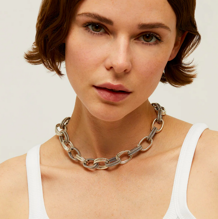 Klock Halsband - Silver