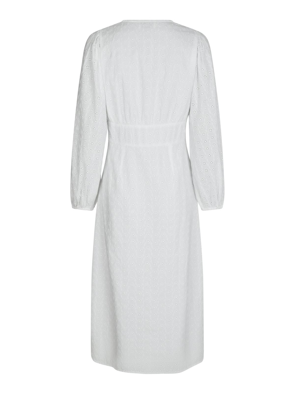 Neo Noir Alto Embroidery Dress, White - 2