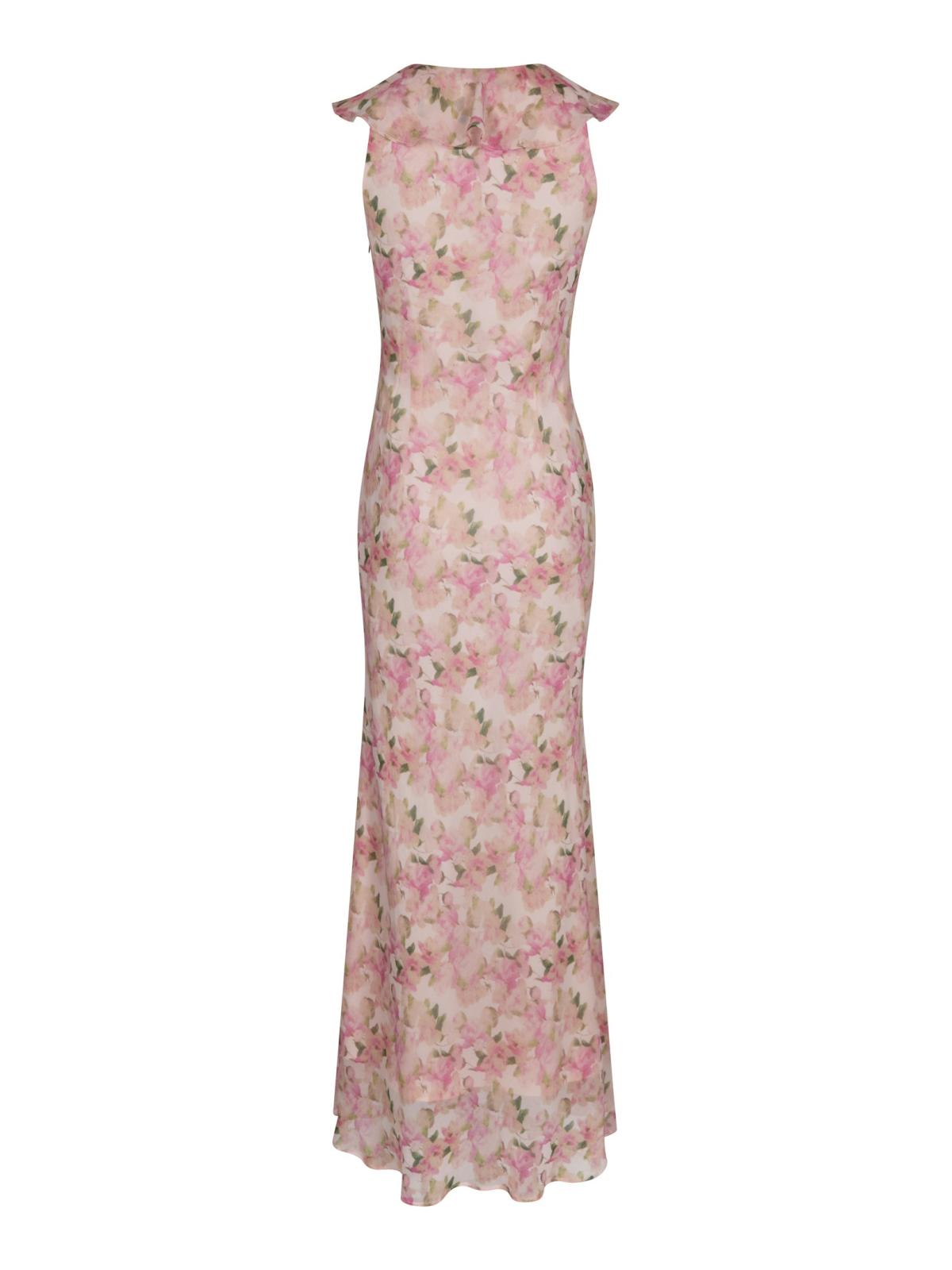 Neo Noir Zella Chiffon Print Dress, Dusty Pink - 2