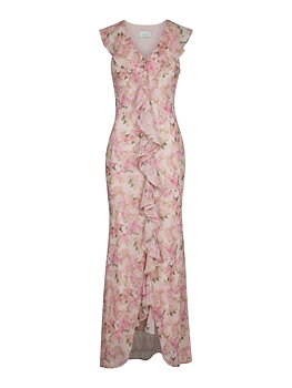 Neo Noir Zella Chiffon Print Dress, Dusty Pink