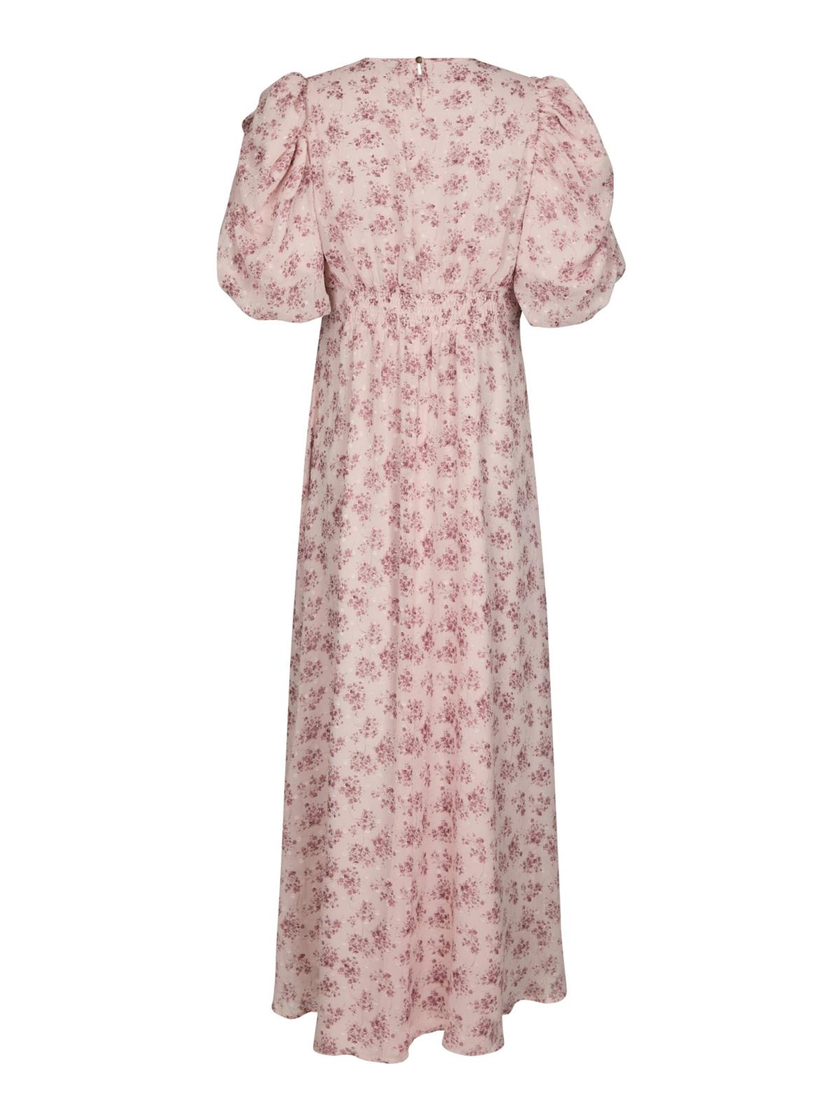 Neo Noir Kikka Chiffon Flower Dress, Rose - 2