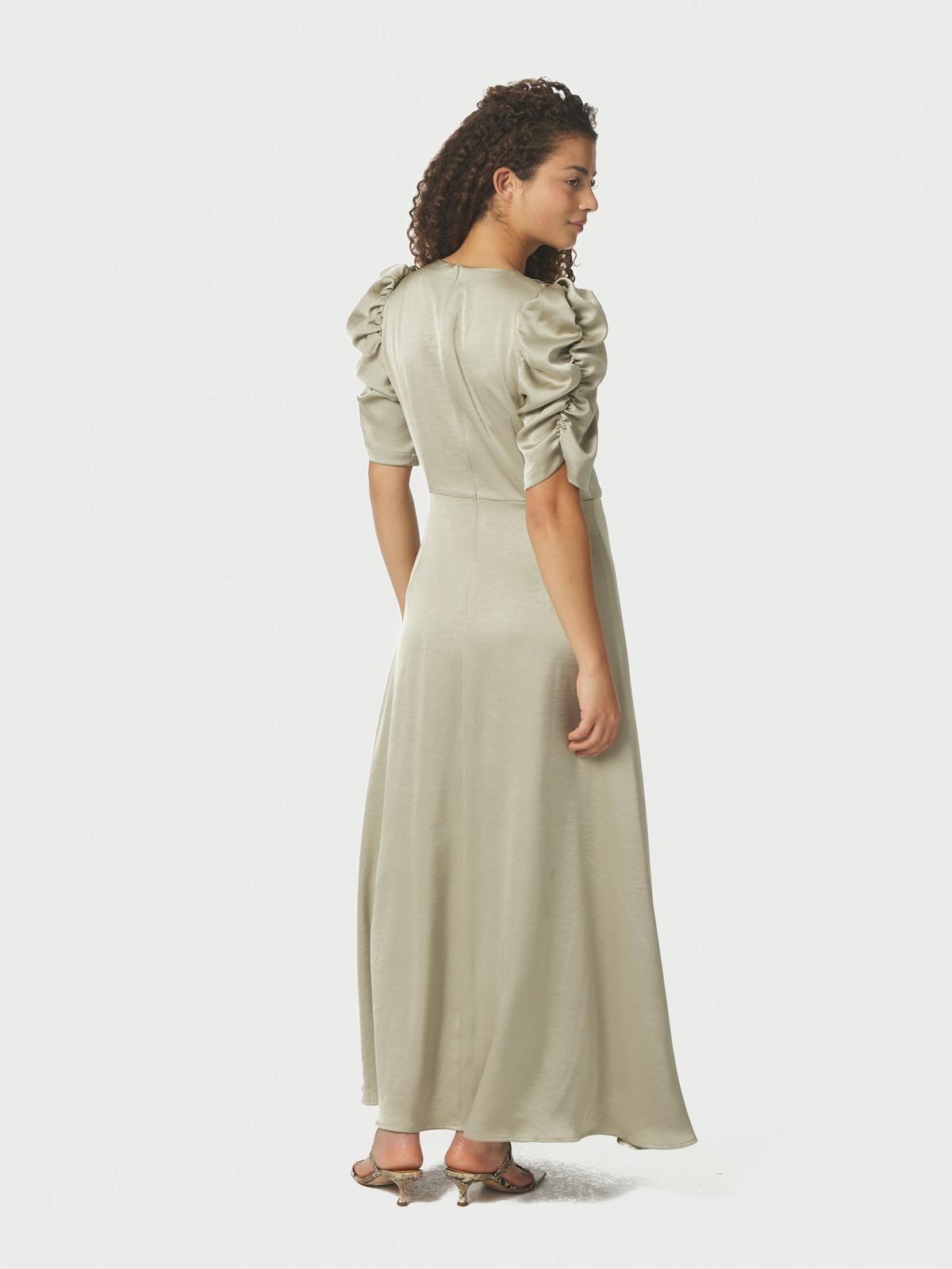 Neo Noir Benuti Solid Dress, Light Green - 4