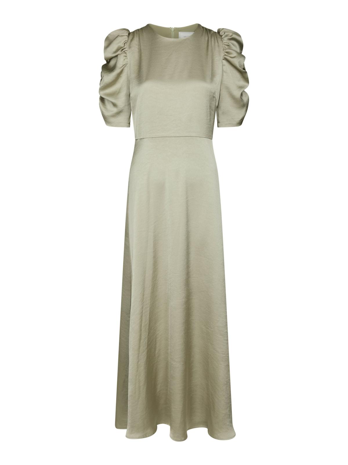 Neo Noir Benuti Solid Dress, Light Green
