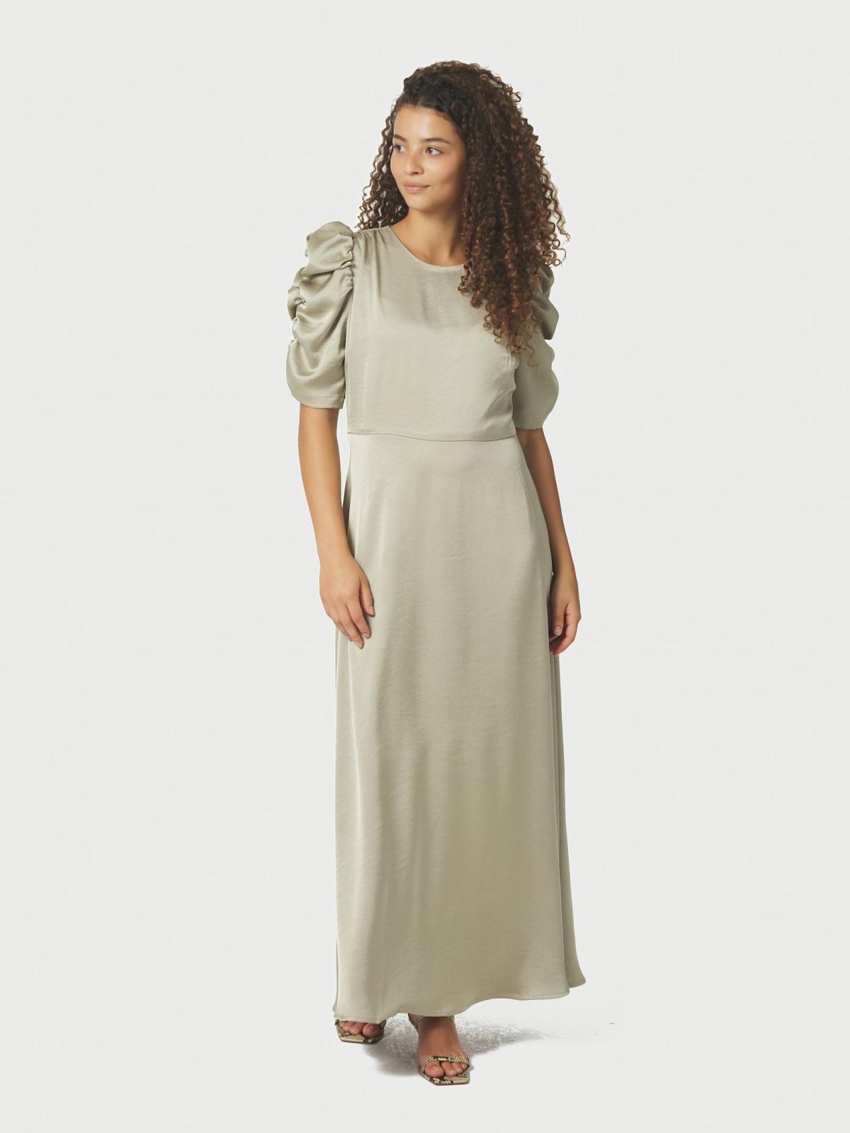 Neo Noir Benuti Solid Dress, Light Green - 3