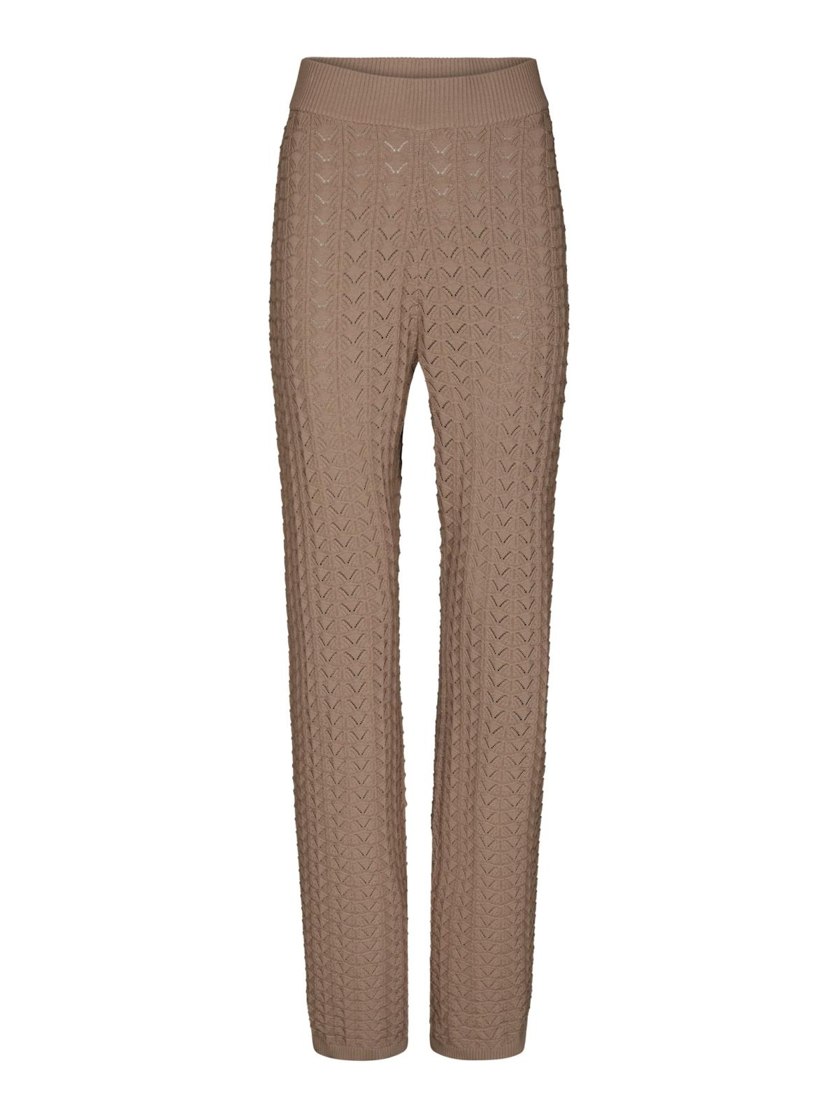 Neo Noir Rizzy Fine Crochet Pants, Taupe - 2
