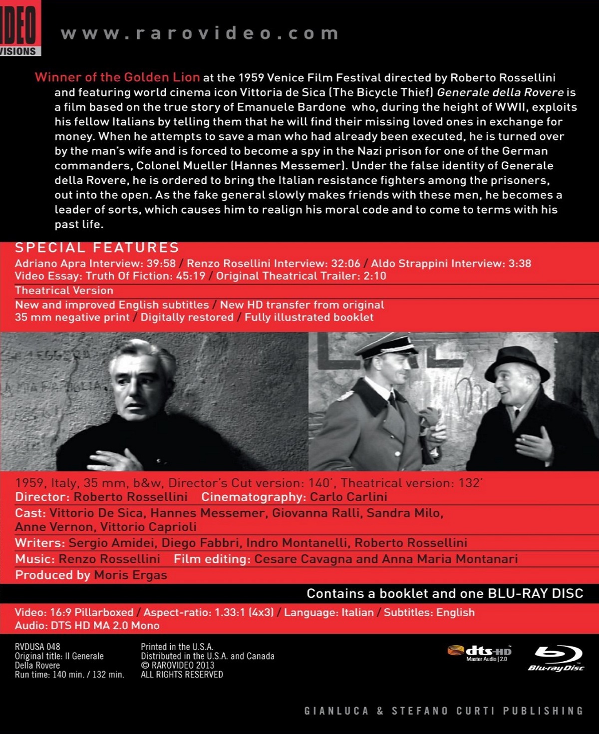 Il Generale Della Rovere (ej svensk text) (Blu-ray) - 2