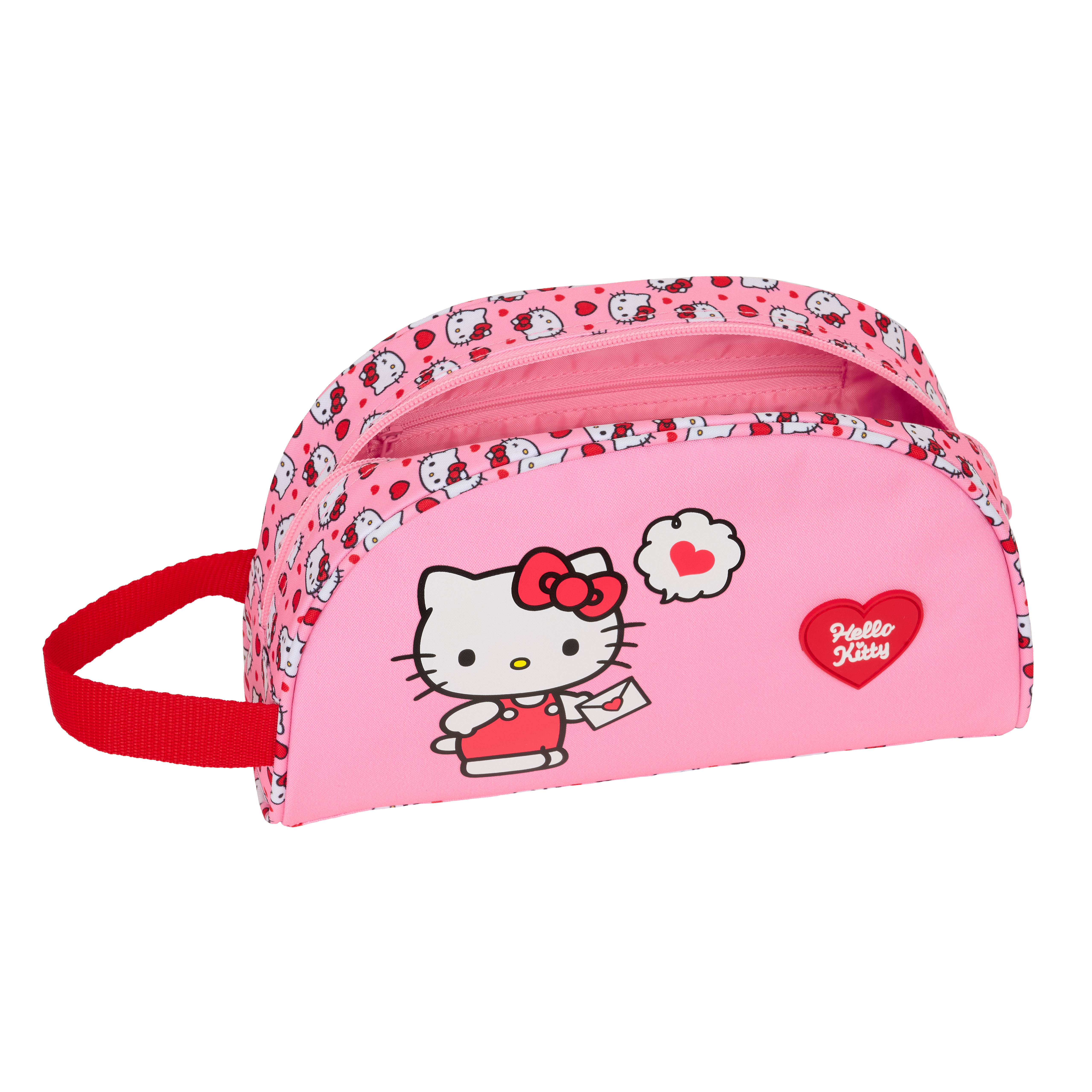 Sanrio Hello Kitty Necessär/Sminkväska - Rosa kawaii necessär 26 cm - 2