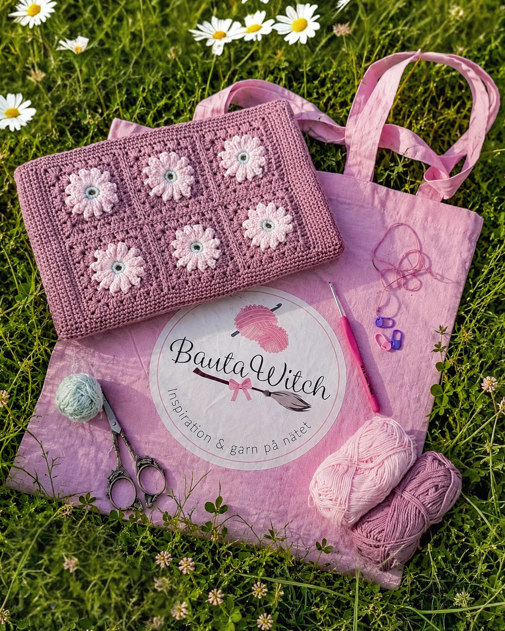 NIkolinas necessär/kuvertväska, gammelrosa  - 2