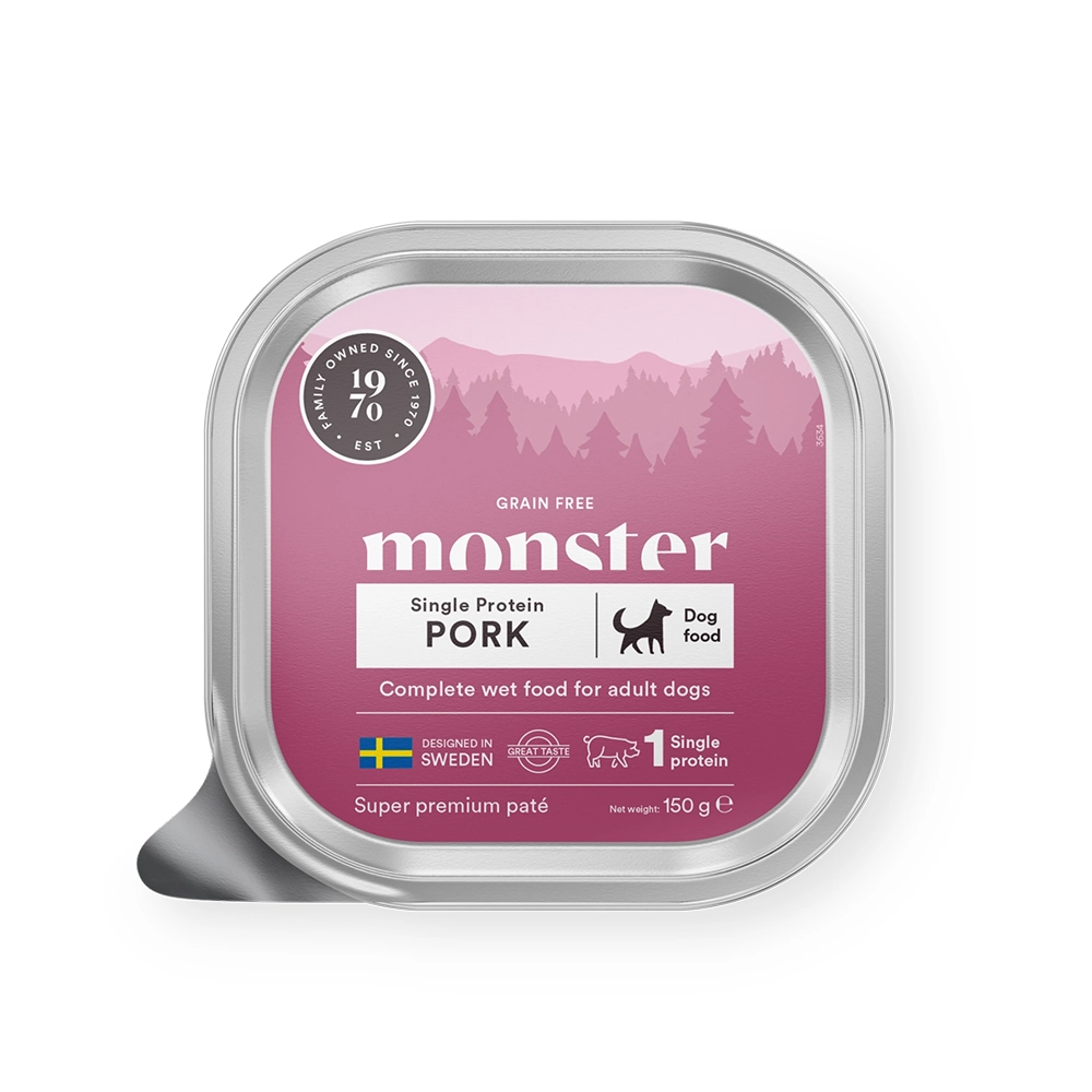 Monster Single-Protein Wet Dog Food from Sweden