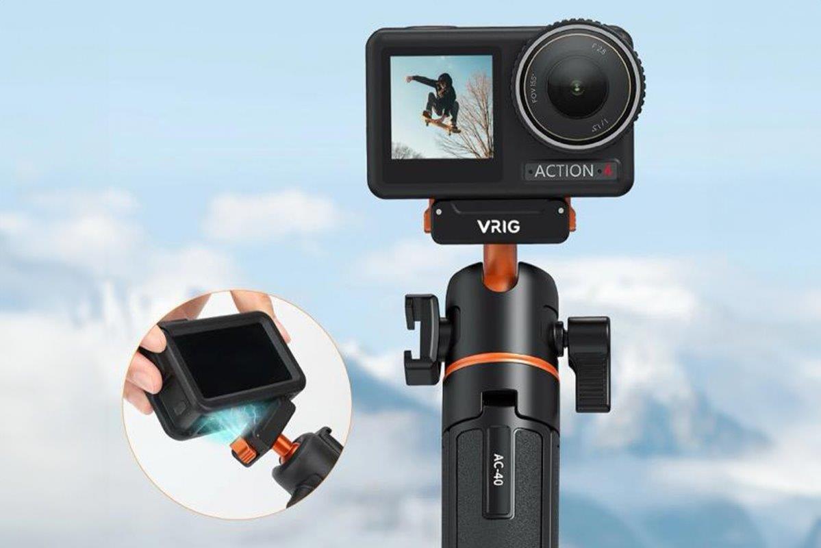STABLECAM VRIG Mag Tripod w/ Cold Shoe for DJI Osmo 360/Action 5 Pro (54.3cm) - 2