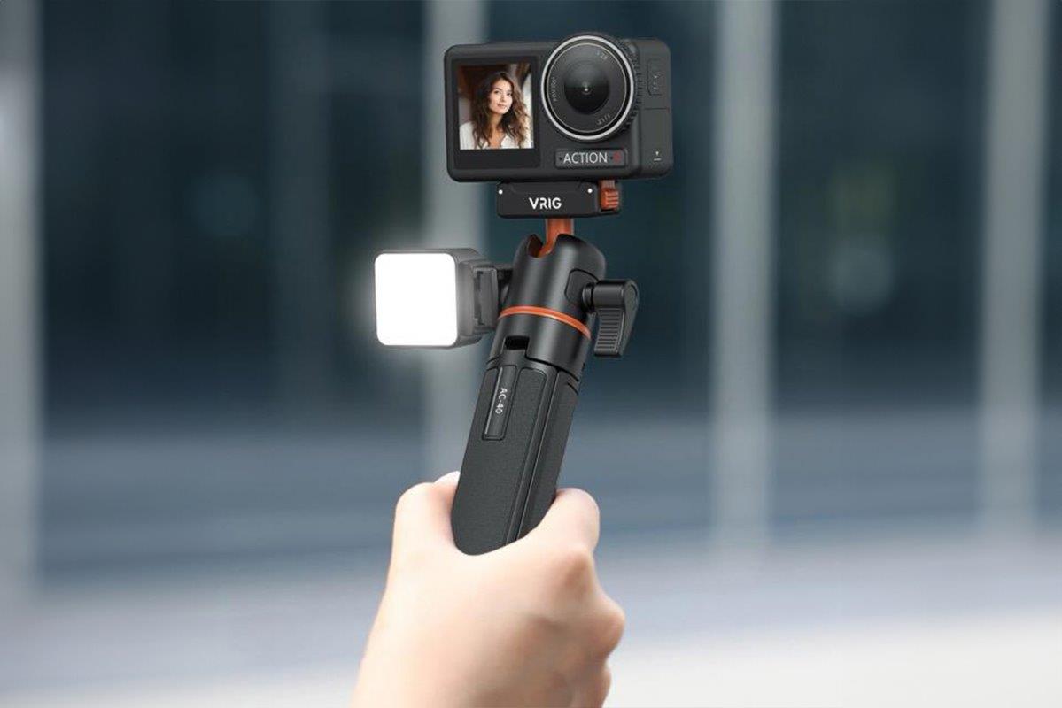 STABLECAM VRIG Mag Tripod w/ Cold Shoe for DJI Osmo 360/Action 5 Pro (54.3cm) - 3